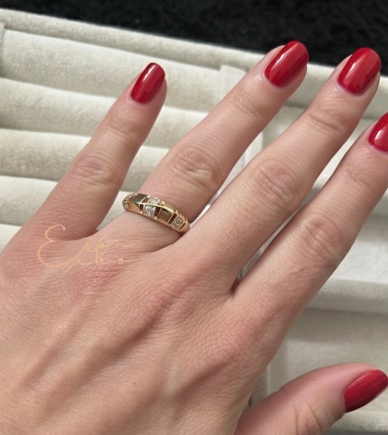 Xuping 14k taş detaylı yüzük - Görsel 4