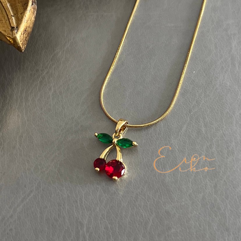 Çelik 316L kirazlı kolye - Görsel 5