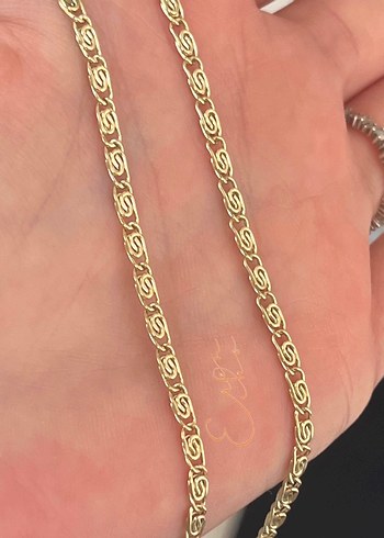 Xuping 14k kalın zincir kolye - Görsel 2