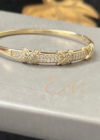 Xuping 14k taşlı kelepçe - Görsel 3