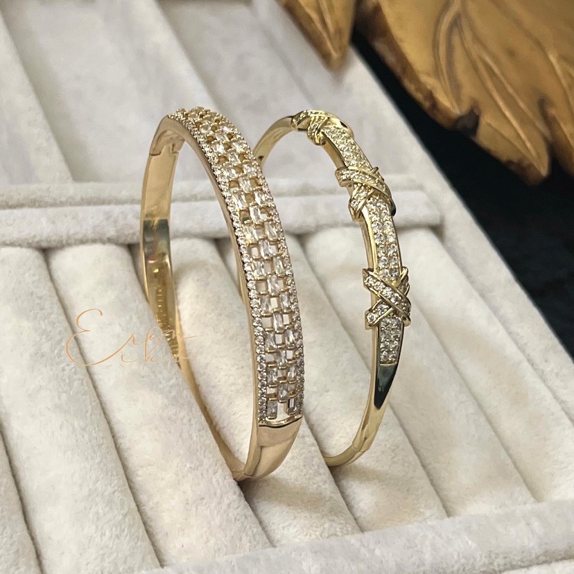 Xuping 14k taşlı kelepçe - Görsel 2