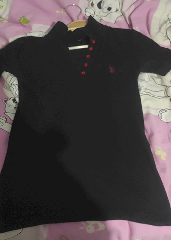 Düğmeli Siyah Erkek Polo Tişört - Görsel 2