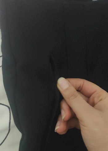 siyah kumaş pantolon - Görsel 3