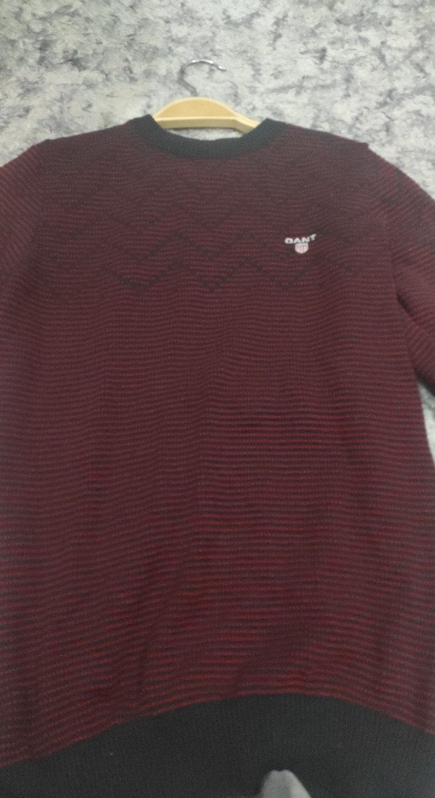 Bordo Erkek Triko Kazak GANT — görsel 3/3