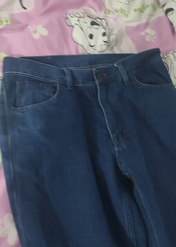 Rahat Kesim Mavi Midi erkek Kot Pantolon - Görsel 3