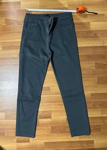 Mudo Gri Regular Fit Midi Erkek Kot Pantolon