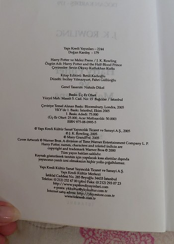 Harry Potter ve Melez Prens - J.K. Rowling - Görsel 5