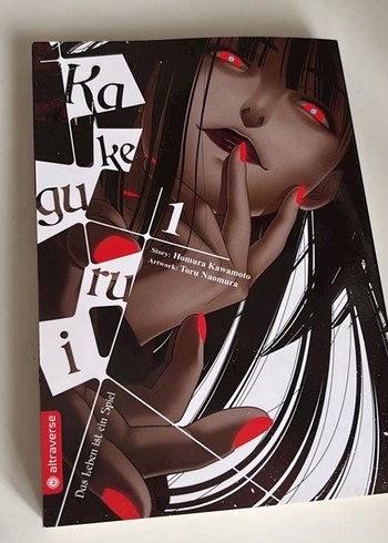  Kakegurui 1. Cilt Manga (almanca)