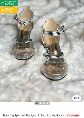 KIZ ÇOCUK TOPUKLU AYAKKABI - Görsel 2