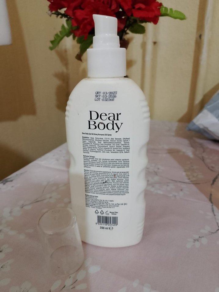 Dear Body Güneş Koruyucu Süt Sprey SPF 50 200ml - Görsel 2