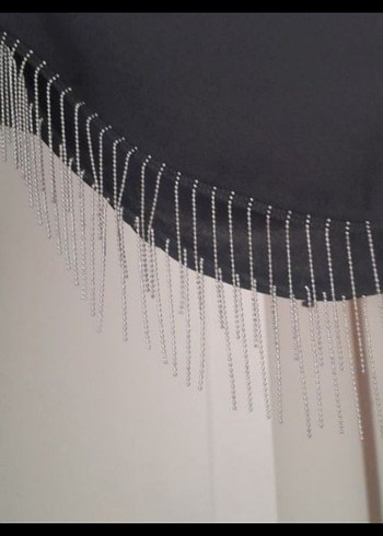 Siyah V Yaka Uzun yarim kol Elbise - Görsel 4