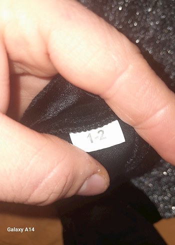 Kız Çocuk Gri Fırfırlı Uzun Kollu Elbise - Görsel 6