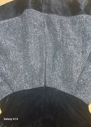 Kız Çocuk Gri Fırfırlı Uzun Kollu Elbise - Görsel 4