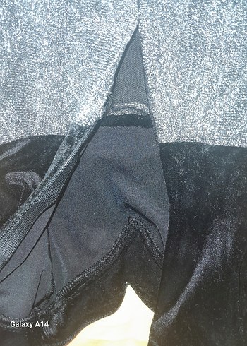 Kız Çocuk Gri Fırfırlı Uzun Kollu Elbise - Görsel 5