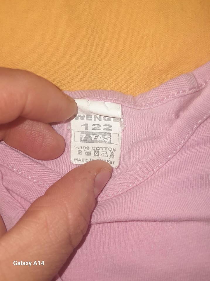 Kız Çocuk Pembe Kelebek Baskılı Tişört - Görsel 3