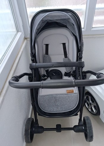 Gri Bebek Arabası - Görsel 5