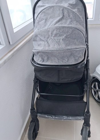 Gri Bebek Arabası - Görsel 3
