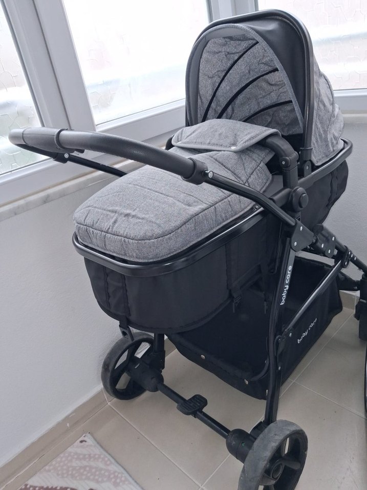 Gri Bebek Arabası - Görsel 2