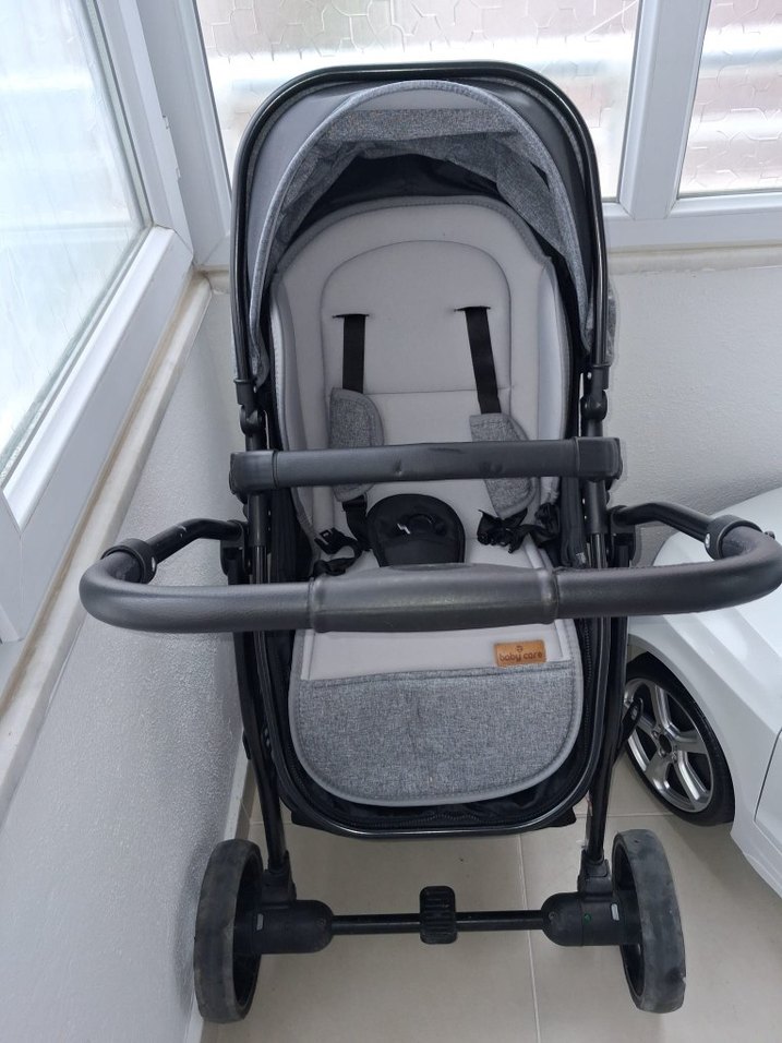 Gri Bebek Arabası - Görsel 5