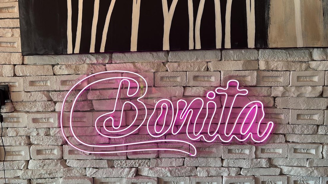 Mavi Neon ve pembe neon yazılı led - Görsel 2