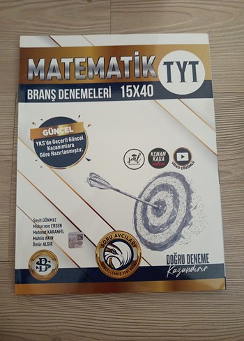 TYT Matematik Branş Denemeleri 15x40