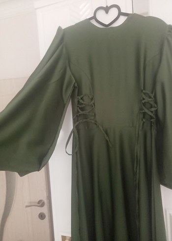 Abiye Uzun Yeşil Bohem Kadın Elbise