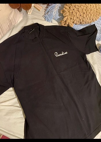 Kız Çocuk Mavi Baskılı Tişört - Görsel 2