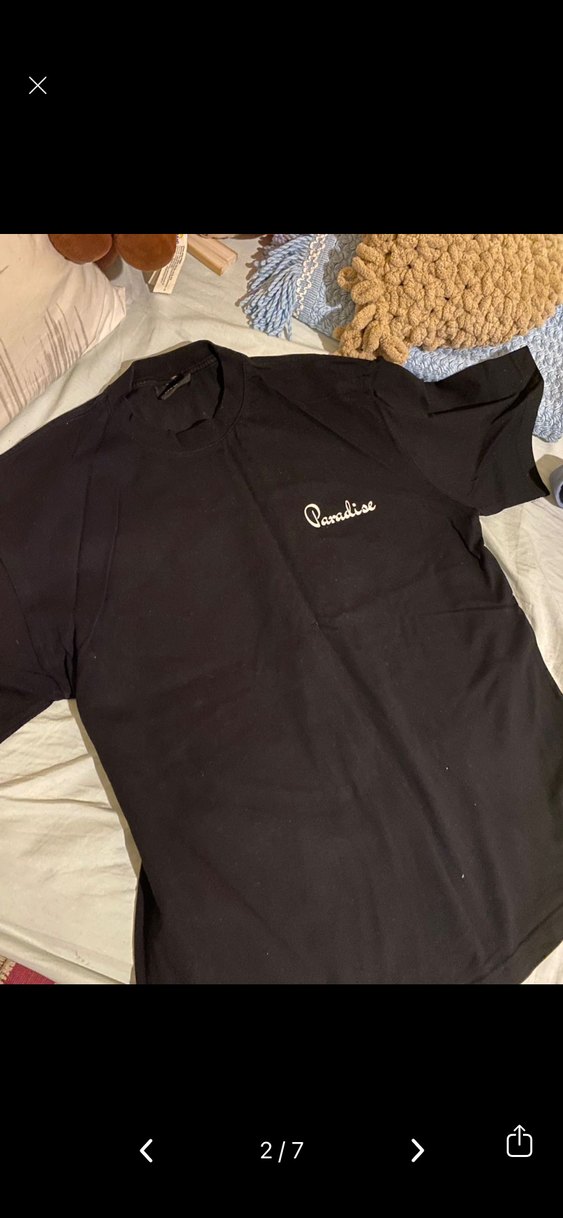 Kız Çocuk Mavi Baskılı Tişört - Görsel 2