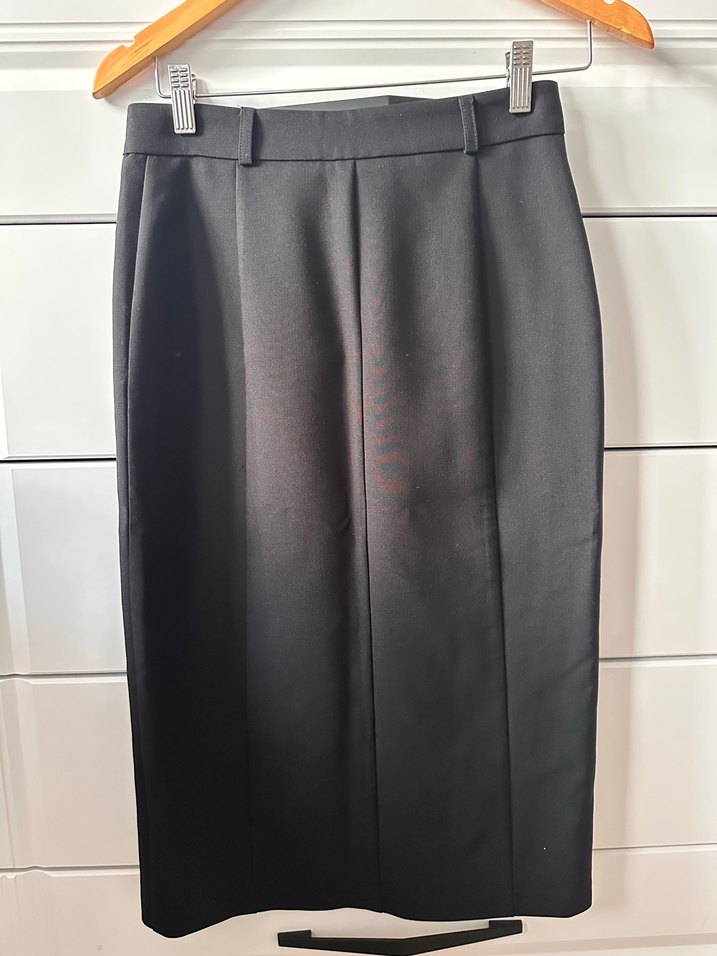 Kadın Chima Siyah Midi Kalem Etek - Görsel 2