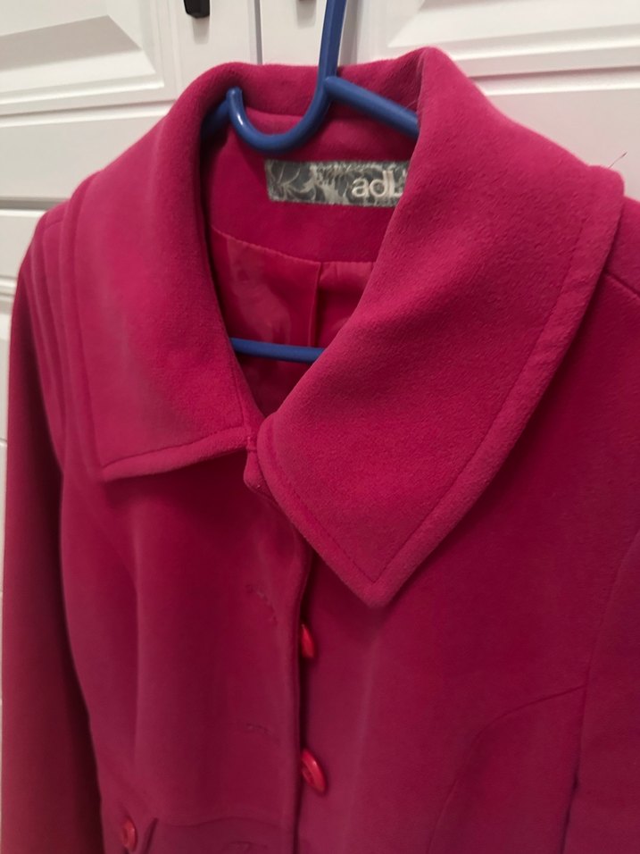 Adl fuşya Kadın Kaban - Görsel 3