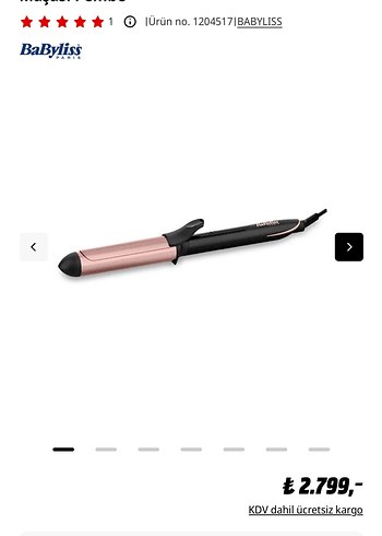 32 mm rose c452e BaByliss Saç Maşası - Görsel 6