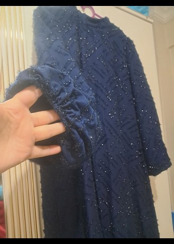 Kadın Lacivert Uzun Kollu Uzun Boy - Görsel 3