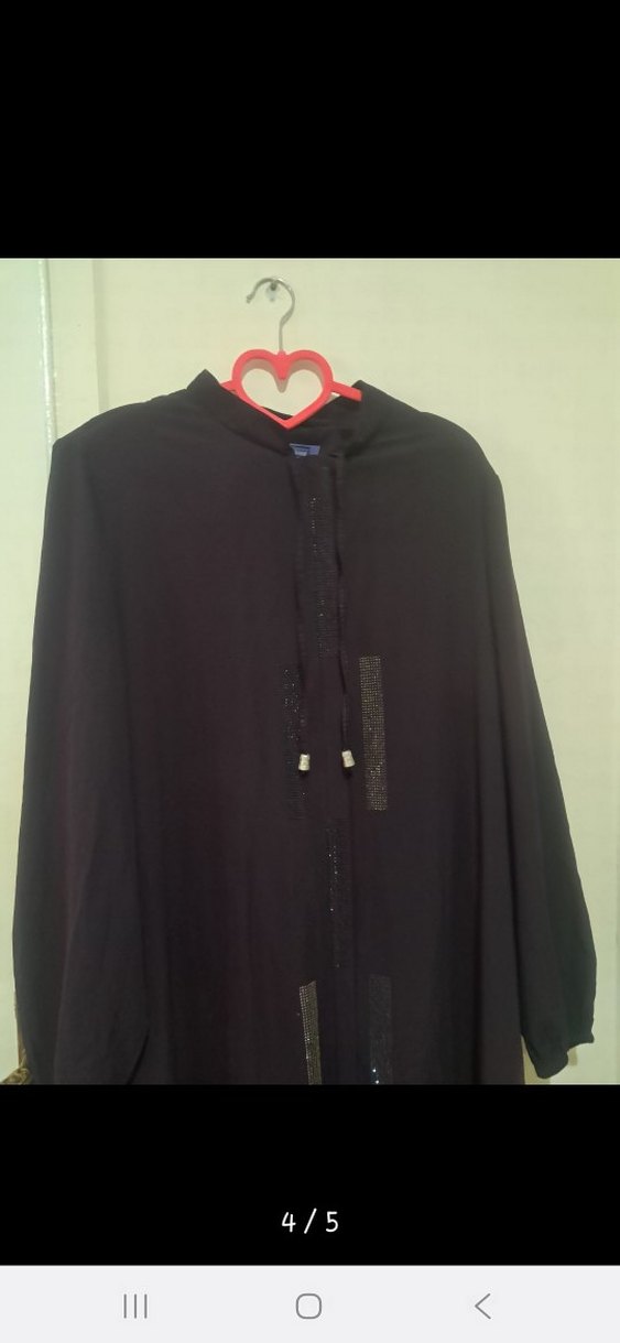 Siyah Uzun Kollu Gotik Kadın Elbisesi - Görsel 2