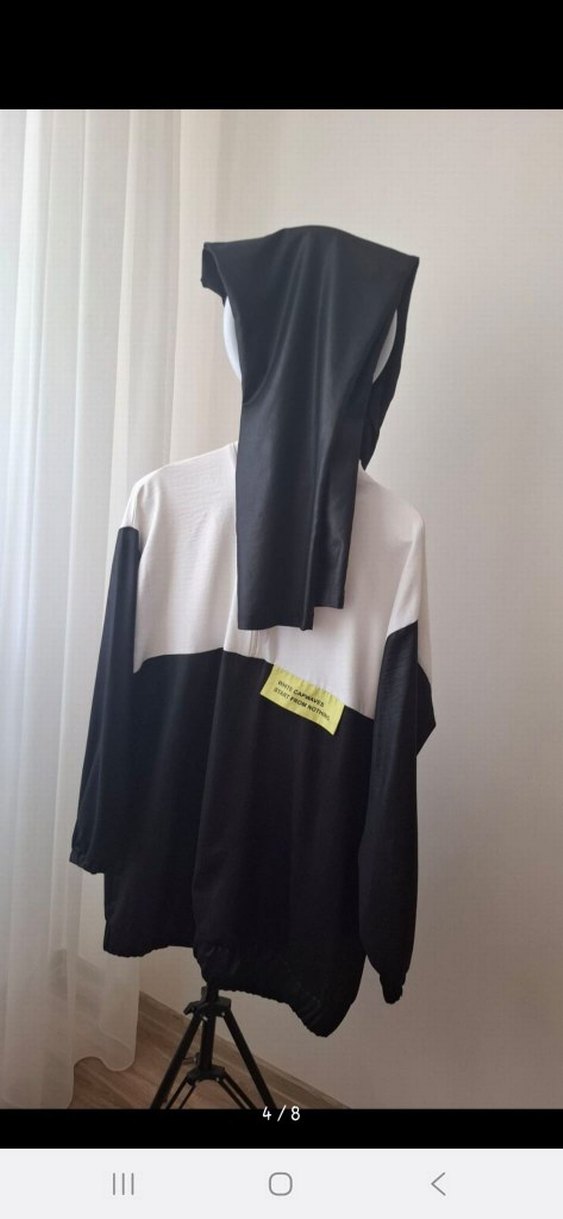 Kadın Kahverengi Pilili Uzun Keten Takım - Görsel 2