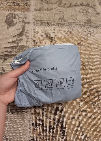 Kapüşonlu Gri Erkek Çocuk yağmurluk ZARA - Görsel 8