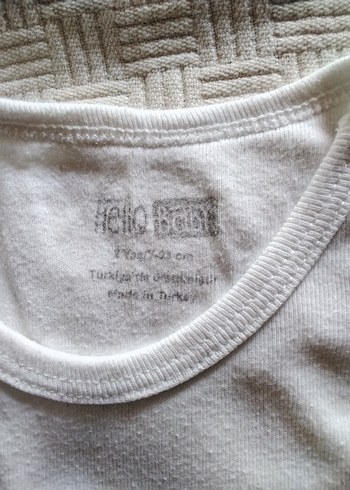 Bebek pamuklu ,kolsuz ,üçlü bady - Görsel 5