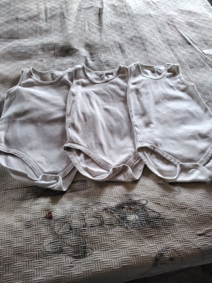 Bebek pamuklu ,kolsuz ,üçlü bady - Görsel 2