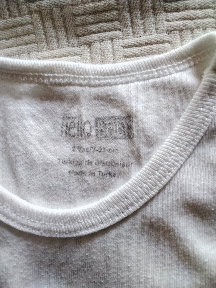 Bebek pamuklu ,kolsuz ,üçlü bady - Görsel 5