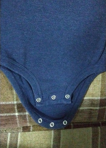 2 Yaş Beden Mavi Desenli Bebek Erkek Body