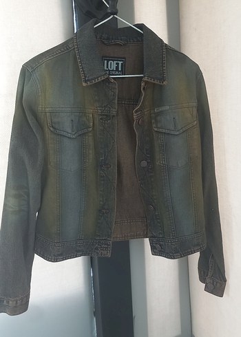 Loft Ozel Seri Eskitme Kot Ceket