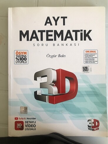 3d ayt matematik