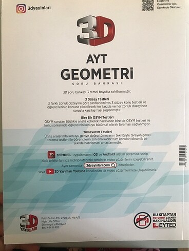  3d ayt geometri