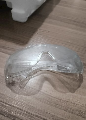 Şeffaf Beyaz İnşaat ve Boya Gözlüğü - Görsel 2