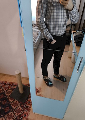 Koton Siyah Kot Pantolon - Görsel 2