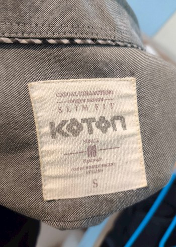 Gri Uzun Kollu Denim Erkek Gömlek - Görsel 4