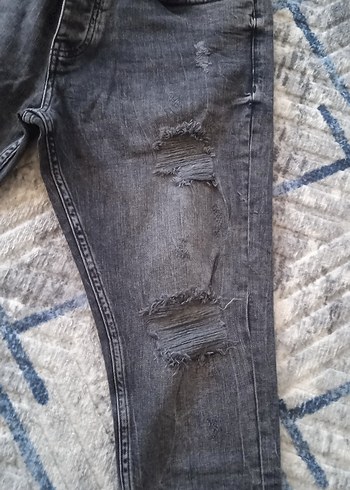 32 Beden Gri Regular Fit Erkek Denim Jean Pantolon