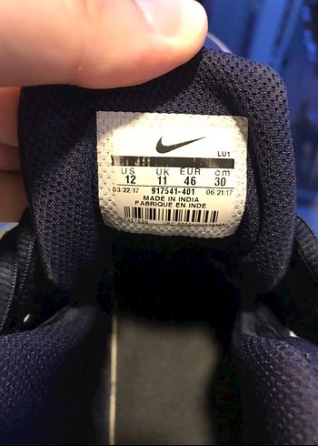 Nike orjinal Erkek Lacivert Spor Ayakkabı - Görsel 7