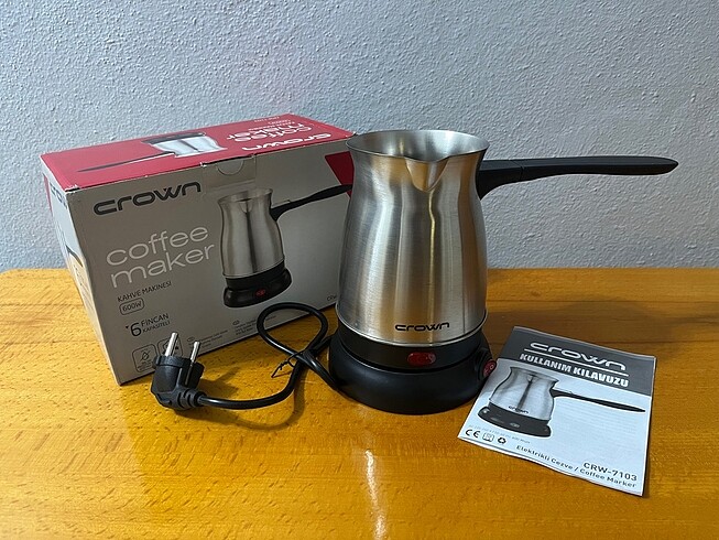 #SIFIR #CROWN #COFFEE #MAKER #KAHVE #MAKİNESİ #600W #6 #FİNCAN K