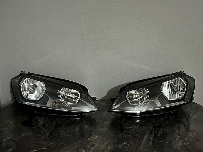 VOLKSWAGEN GOLF 7 ORJİNAL ÖN FAR STOP LAMBASI TAKIMI VE SAĞ SOL 
