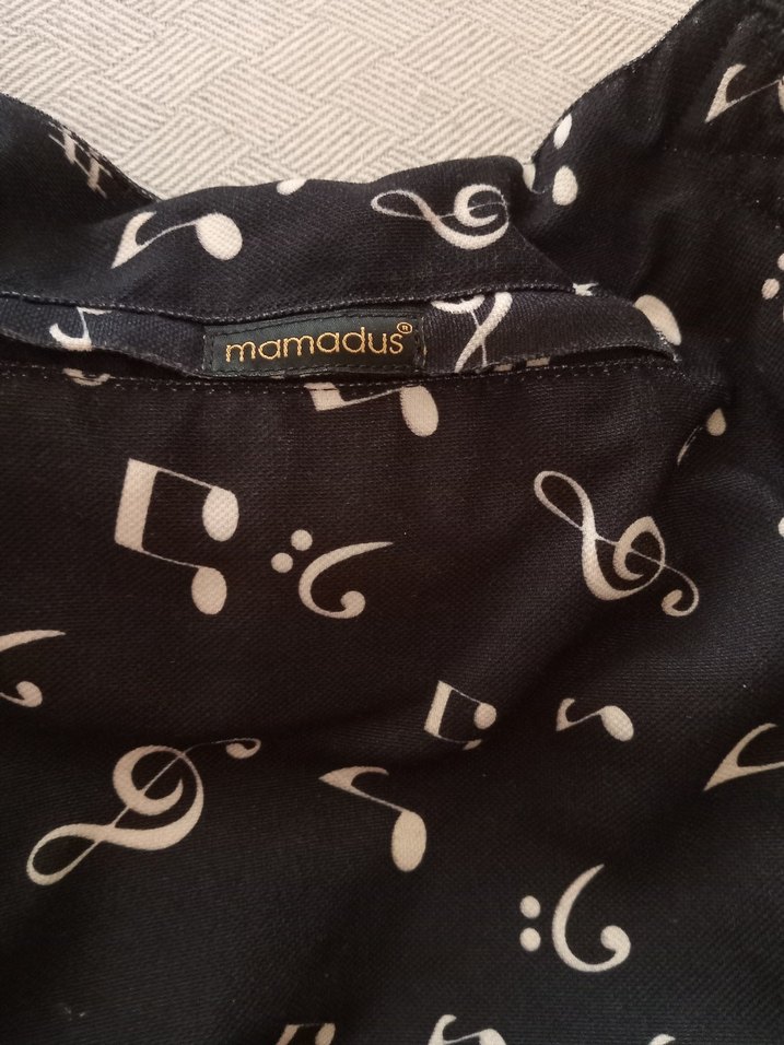 Müzik Desenli Siyah Bebek Taşıyıcı - Görsel 2